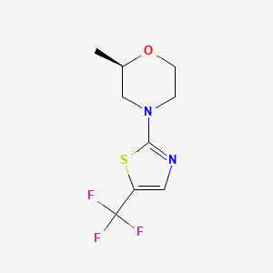 (2R)-2-methyl-4-[5-(trifluoromethyl)-1,3-thiazol-2-yl]morpholine