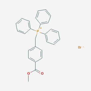 molecular formula C27H24BrO2P B073364 [4-(甲氧羰基)苄基](三苯基)溴化鏻 CAS No. 1253-46-9
