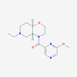 [(4aS,8aR)-6-ethyl-3,4a,5,7,8,8a-hexahydro-2H-pyrido[4,3-b][1,4]oxazin-4-yl]-(6-methoxypyrazin-2-yl)methanone