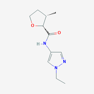 (2R,3S)-N-(1-ethylpyrazol-4-yl)-3-methyloxolane-2-carboxamide