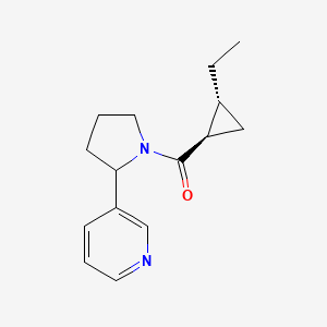 [(1R,2R)-2-ethylcyclopropyl]-(2-pyridin-3-ylpyrrolidin-1-yl)methanone