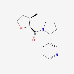 [(2S,3R)-3-methyloxolan-2-yl]-(2-pyridin-3-ylpyrrolidin-1-yl)methanone