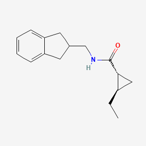 (1R,2R)-N-(2,3-dihydro-1H-inden-2-ylmethyl)-2-ethylcyclopropane-1-carboxamide