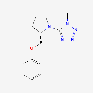 1-methyl-5-[(2S)-2-(phenoxymethyl)pyrrolidin-1-yl]tetrazole