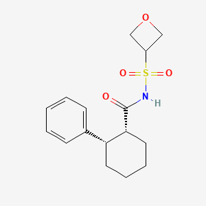 (1R,2S)-N-(oxetan-3-ylsulfonyl)-2-phenylcyclohexane-1-carboxamide