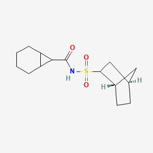 N-[[(1S,4R)-2-bicyclo[2.2.1]heptanyl]sulfonyl]bicyclo[4.1.0]heptane-7-carboxamide