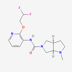 (3aR,6aR)-N-[2-(2,2-difluoroethoxy)pyridin-3-yl]-1-methyl-2,3,3a,4,6,6a-hexahydropyrrolo[2,3-c]pyrrole-5-carboxamide