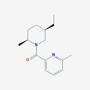 [(2S,5R)-5-ethyl-2-methylpiperidin-1-yl]-(6-methylpyridin-2-yl)methanone