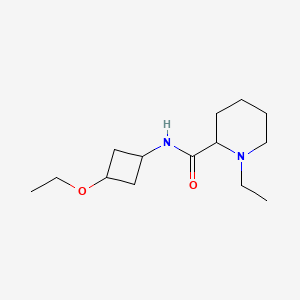 N-(3-ethoxycyclobutyl)-1-ethylpiperidine-2-carboxamide