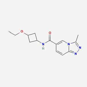 N-(3-ethoxycyclobutyl)-3-methyl-[1,2,4]triazolo[4,3-a]pyridine-6-carboxamide