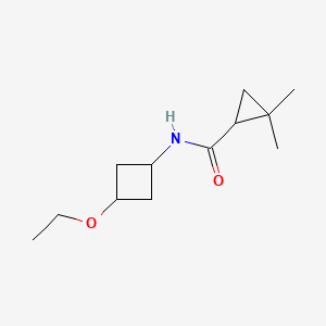 N-(3-ethoxycyclobutyl)-2,2-dimethylcyclopropane-1-carboxamide