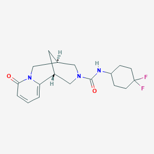 (1R,9R)-N-(4,4-difluorocyclohexyl)-6-oxo-7,11-diazatricyclo[7.3.1.02,7]trideca-2,4-diene-11-carboxamide