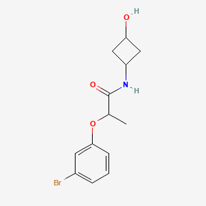 2-(3-bromophenoxy)-N-(3-hydroxycyclobutyl)propanamide