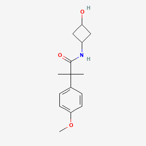 N-(3-hydroxycyclobutyl)-2-(4-methoxyphenyl)-2-methylpropanamide