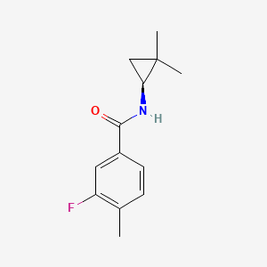 N-[(1S)-2,2-dimethylcyclopropyl]-3-fluoro-4-methylbenzamide