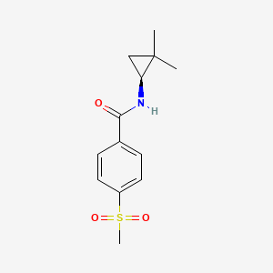 N-[(1S)-2,2-dimethylcyclopropyl]-4-methylsulfonylbenzamide