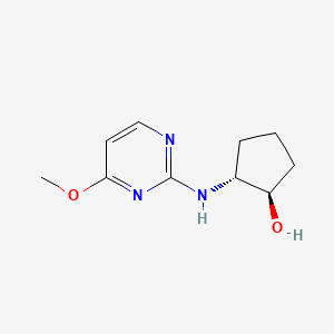 (1R,2R)-2-[(4-methoxypyrimidin-2-yl)amino]cyclopentan-1-ol