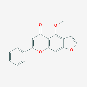 molecular formula C18H12O4 B073381 Pinnatin CAS No. 1232-43-5