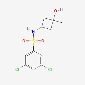 3,5-dichloro-N-(3-hydroxy-3-methylcyclobutyl)benzenesulfonamide