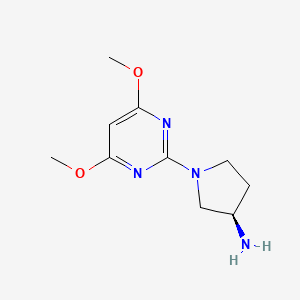 (3R)-1-(4,6-dimethoxypyrimidin-2-yl)pyrrolidin-3-amine