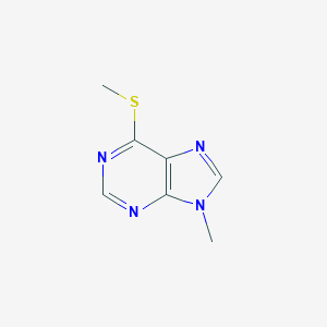 molecular formula C7H8N4S B073387 9-Methyl-6-(methylthio)-9H-purine CAS No. 1127-75-9
