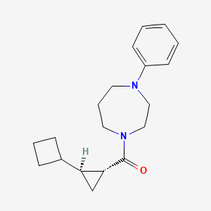 [(1R,2S)-2-cyclobutylcyclopropyl]-(4-phenyl-1,4-diazepan-1-yl)methanone