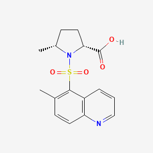 (2R,5R)-5-methyl-1-(6-methylquinolin-5-yl)sulfonylpyrrolidine-2-carboxylic acid