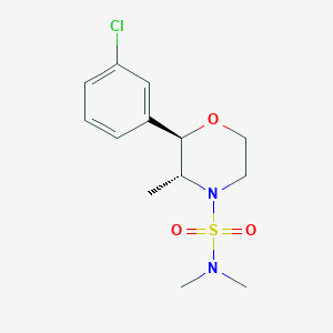 (2R,3R)-2-(3-chlorophenyl)-N,N,3-trimethylmorpholine-4-sulfonamide