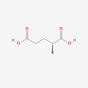 molecular formula C6H10O4 B073399 (R)-(-)-2-甲基戊二酸 CAS No. 1115-81-7