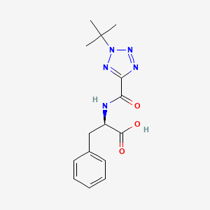 (2R)-2-[(2-tert-butyltetrazole-5-carbonyl)amino]-3-phenylpropanoic acid