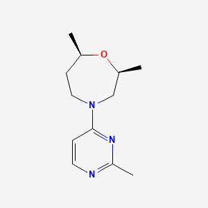 (2S,7R)-2,7-dimethyl-4-(2-methylpyrimidin-4-yl)-1,4-oxazepane