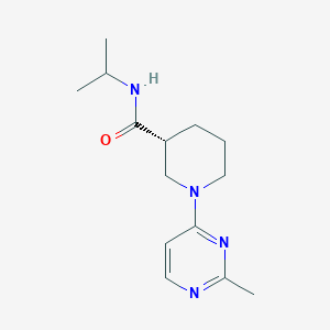 (3R)-1-(2-methylpyrimidin-4-yl)-N-propan-2-ylpiperidine-3-carboxamide