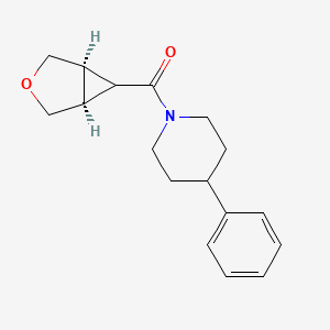 [(1R,5S)-3-oxabicyclo[3.1.0]hexan-6-yl]-(4-phenylpiperidin-1-yl)methanone