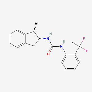 1-[2-(1,1-difluoroethyl)phenyl]-3-[(1S,2R)-1-methyl-2,3-dihydro-1H-inden-2-yl]urea