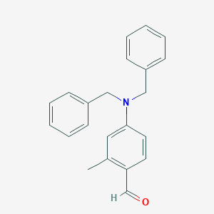 molecular formula C22H21NO B073412 4-(二苄氨基)-2-甲基苯甲醛 CAS No. 1424-65-3