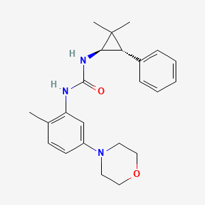 1-[(1R,3S)-2,2-dimethyl-3-phenylcyclopropyl]-3-(2-methyl-5-morpholin-4-ylphenyl)urea