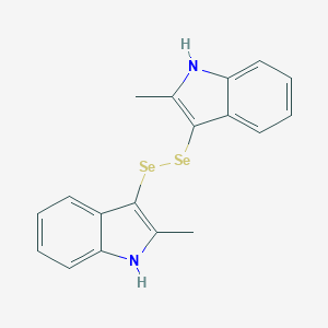 molecular formula C18H16N2Se2 B073428 Di(2-methyl-3-indolyl) diselenide CAS No. 1233-38-1