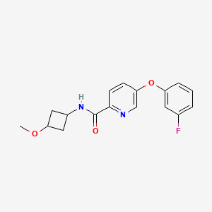 5-(3-fluorophenoxy)-N-(3-methoxycyclobutyl)pyridine-2-carboxamide