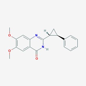 6,7-dimethoxy-2-[(1R,2R)-2-phenylcyclopropyl]-3H-quinazolin-4-one