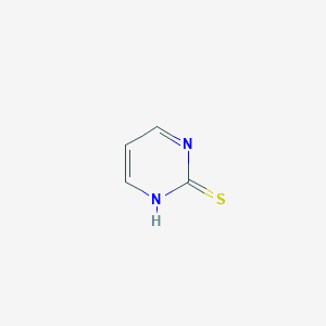 molecular formula C4H4N2S B073435 2-Mercaptopyrimidine CAS No. 1450-85-7