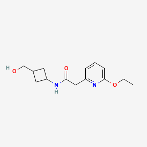 2-(6-ethoxypyridin-2-yl)-N-[3-(hydroxymethyl)cyclobutyl]acetamide