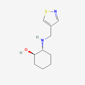 (1R,2R)-2-(1,2-thiazol-4-ylmethylamino)cyclohexan-1-ol