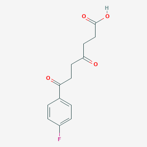 molecular formula C13H13FO4 B073446 7-(4-氟苯基)-4,7-二氧代庚酸 CAS No. 1566-06-9