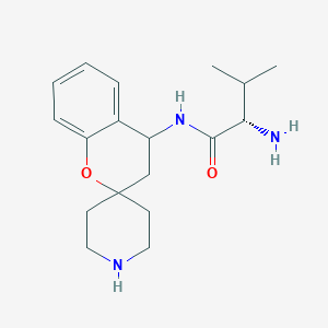 (2S)-2-amino-3-methyl-N-spiro[3,4-dihydrochromene-2,4'-piperidine]-4-ylbutanamide