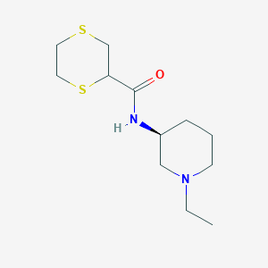 N-[(3S)-1-ethylpiperidin-3-yl]-1,4-dithiane-2-carboxamide