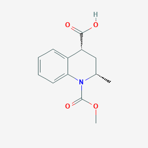 (2S,4R)-1-methoxycarbonyl-2-methyl-3,4-dihydro-2H-quinoline-4-carboxylic acid