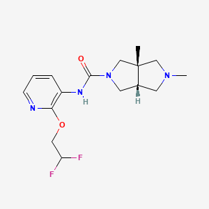 (3aS,6aR)-N-[2-(2,2-difluoroethoxy)pyridin-3-yl]-2,3a-dimethyl-3,4,6,6a-tetrahydro-1H-pyrrolo[3,4-c]pyrrole-5-carboxamide