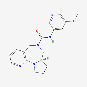 (6R)-N-(5-methoxypyridin-3-yl)-2,8,14-triazatricyclo[8.4.0.02,6]tetradeca-1(10),11,13-triene-8-carboxamide