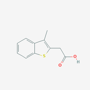 molecular formula C11H10O2S B073464 2-(3-甲基苯并[b]噻吩-2-基)乙酸 CAS No. 1505-52-8