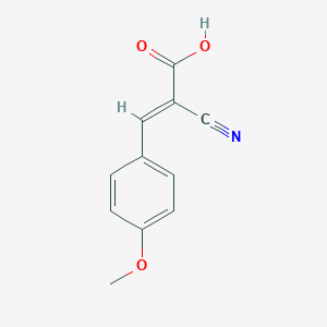 molecular formula C11H9NO3 B073467 α-氰基-4-甲氧基肉桂酸 CAS No. 1519-55-7